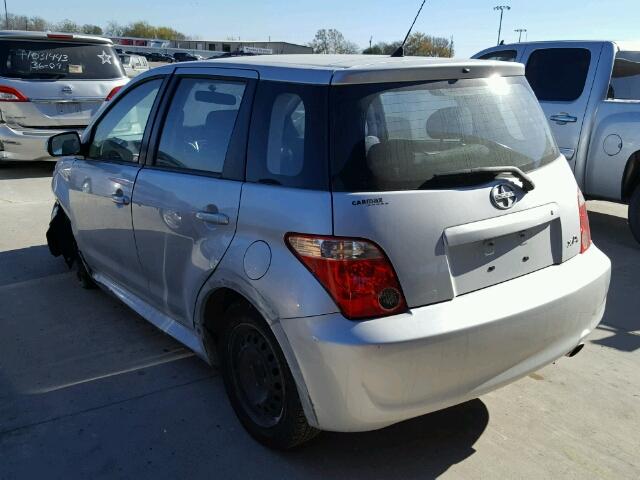 JTKKT624165015369 - 2006 TOYOTA SCION XA SILVER photo 3