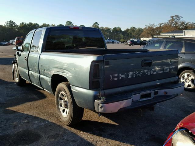 1GCEC19X87Z152343 - 2007 CHEVROLET SILVERADO TURQUOISE photo 3