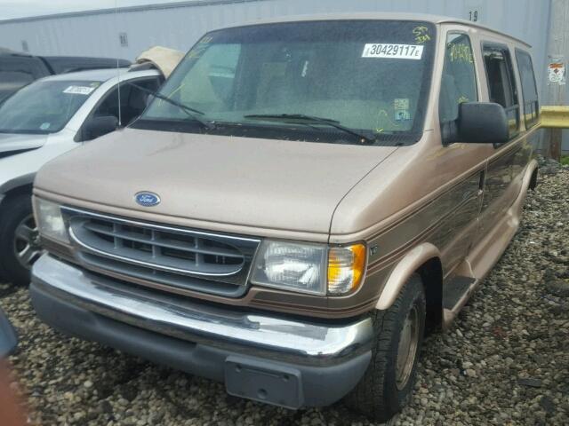 1FDEE14L4VHB96496 - 1997 FORD ECONOLINE TAN photo 2