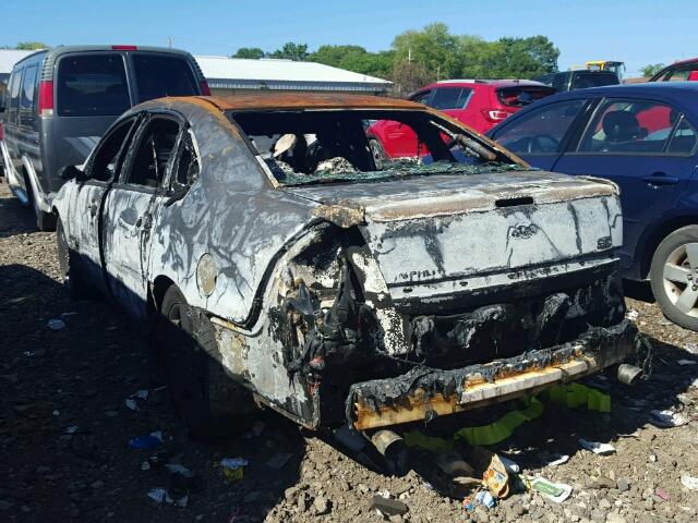 2G1WD58C269416357 - 2006 CHEVROLET IMPALA SUP 烧焦的 照片 3