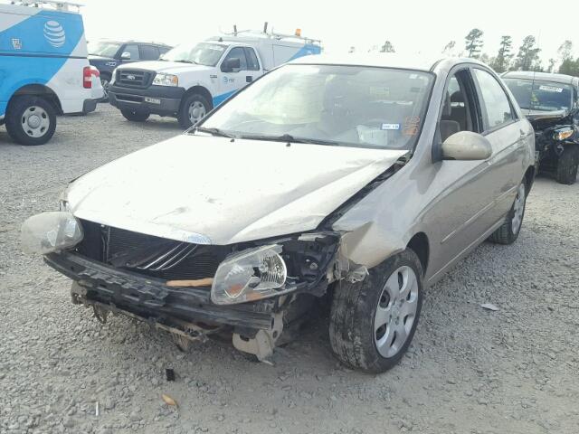 KNAFE221795617647 - 2009 KIA SPECTRA EX TAN photo 2