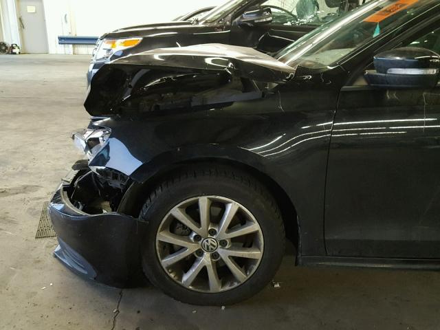 3VWDX7AJ9CM423123 - 2012 VOLKSWAGEN JETTA SE Qara foto 9