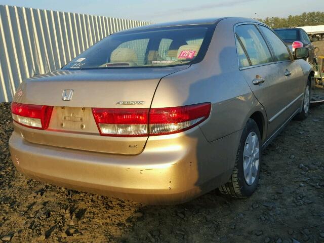 1HGCM56374A129824 - 2004 HONDA ACCORD LX GOLD photo 4