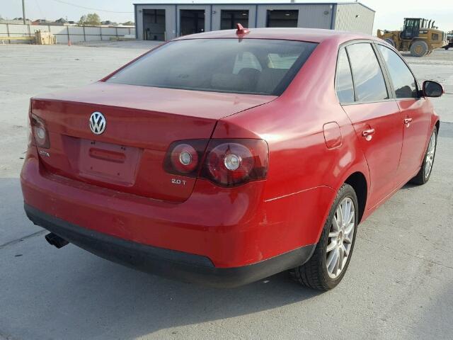 3VWRJ71K18M136785 - 2008 VOLKSWAGEN JETTA WOLF RED photo 4