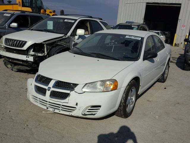 1B3EL46X85N508334 - 2005 DODGE STRATUS SX WHITE photo 2