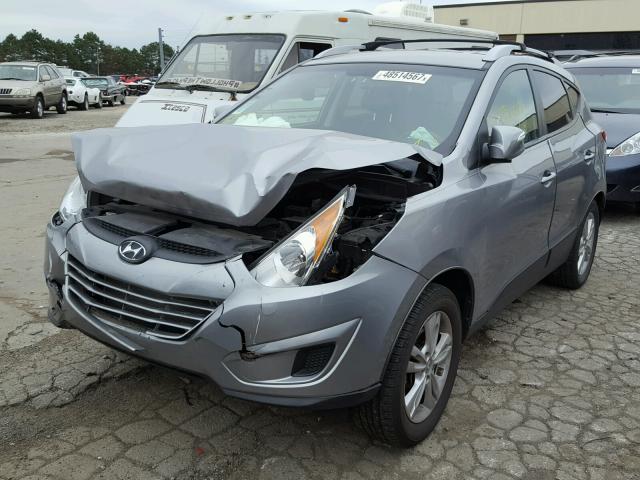 KM8JUCAC7CU397122 - 2012 HYUNDAI TUCSON GLS GRAY photo 2