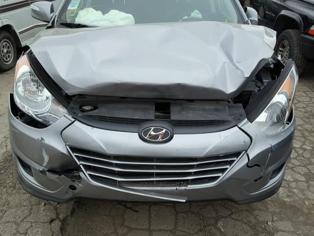 KM8JUCAC7CU397122 - 2012 HYUNDAI TUCSON GLS GRAY photo 9