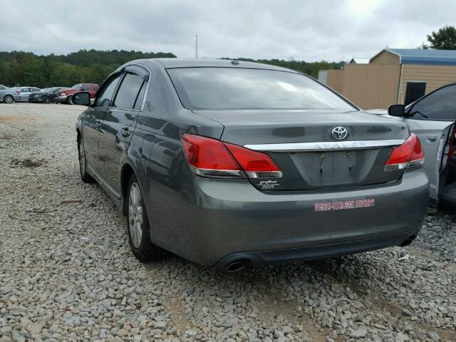 4T1BK3DB5CU466404 - 2012 TOYOTA AVALON BAS GRAY photo 3