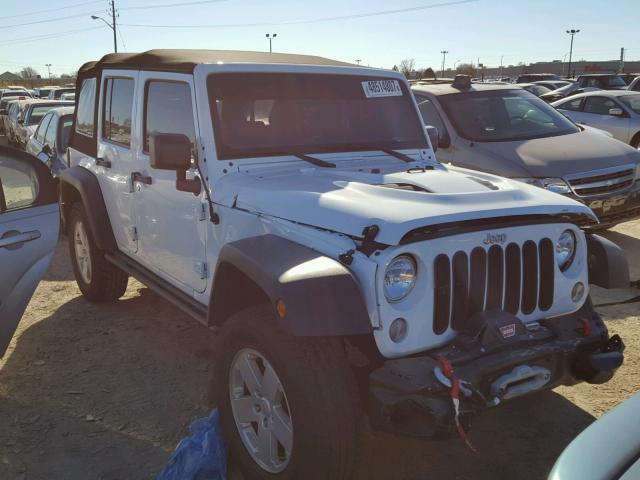 1C4BJWFG2HL571335 - 2017 JEEP WRANGLER U WHITE photo 1