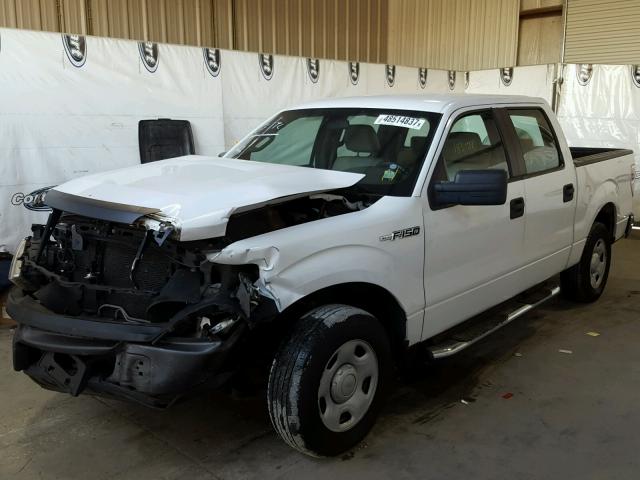 1FTRW12W49FB42357 - 2009 FORD F150 SUPER WHITE photo 2