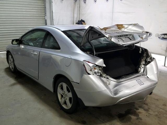 2HGFG12878H581987 - 2008 HONDA CIVIC EX SILVER photo 3