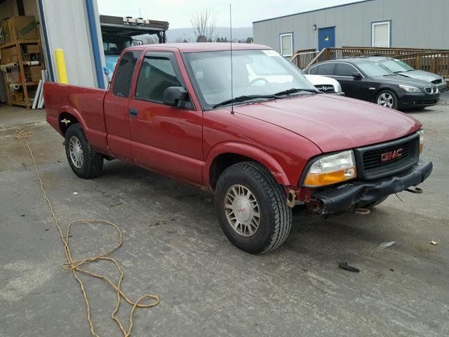 1GTDT19W3Y8176043 - 2000 GMC SONOMA MAROON photo 1