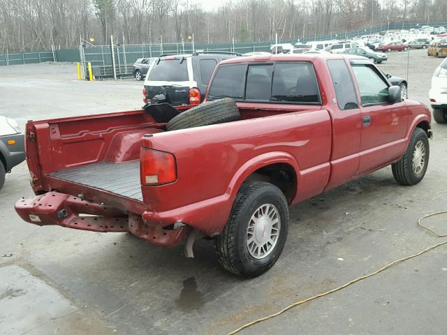 1GTDT19W3Y8176043 - 2000 GMC SONOMA MAROON photo 4