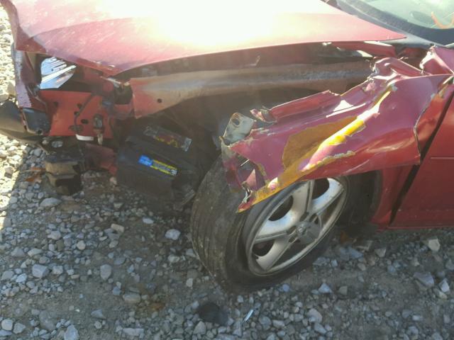 1B3EL46R96N156237 - 2006 DODGE STRATUS SX MAROON photo 9