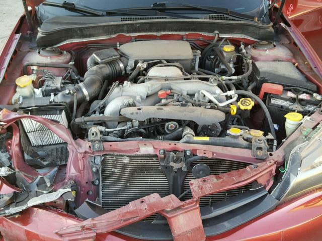 JF1GH6A69BG803919 - 2011 SUBARU IMPREZA 2. RED photo 7