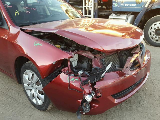 JF1GH6A69BG803919 - 2011 SUBARU IMPREZA 2. RED photo 9