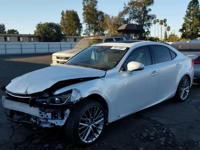 JTHBA1D20H5044942 - 2017 LEXUS IS 200T WHITE photo 2