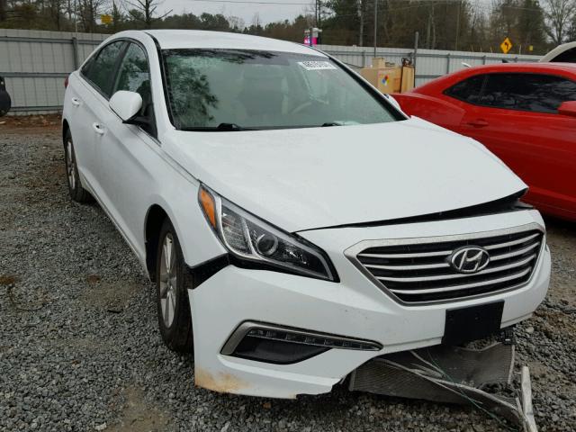 5NPE24AF6FH025622 - 2015 HYUNDAI SONATA SE WHITE photo 1