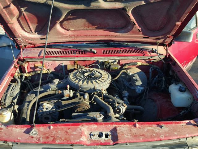 1B7GG66X3KS070942 - 1989 DODGE DAKOTA SPO RED photo 7