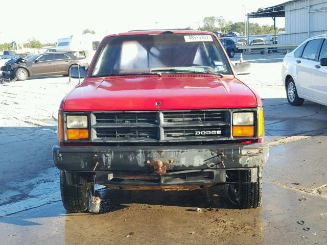 1B7GG66X3KS070942 - 1989 DODGE DAKOTA SPO RED photo 9