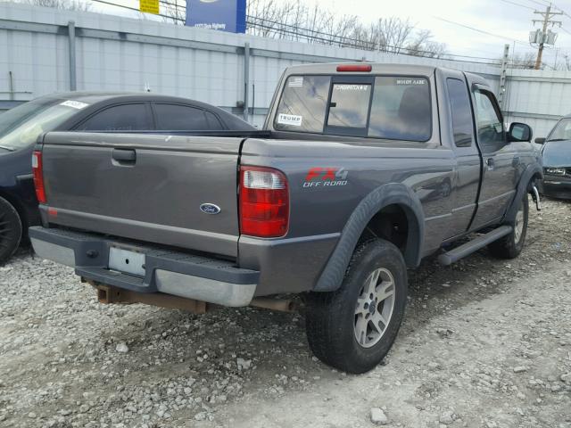 1FTZR45E35PA49734 - 2005 FORD RANGER SUP GRAY photo 4