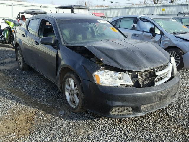 1C3CDZCB1CN214025 - 2012 DODGE AVENGER SX BLACK photo 1