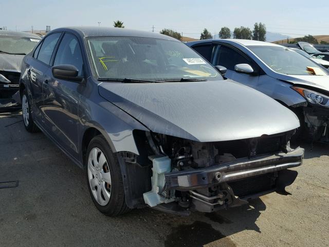 3VW2K7AJ6BM069551 - 2011 VOLKSWAGEN JETTA BASE CHARCOAL photo 1