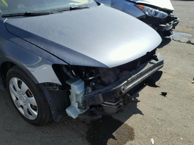 3VW2K7AJ6BM069551 - 2011 VOLKSWAGEN JETTA BASE CHARCOAL photo 9