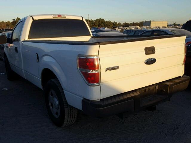 1FTRF12W59KB02909 - 2009 FORD F150 WHITE photo 3