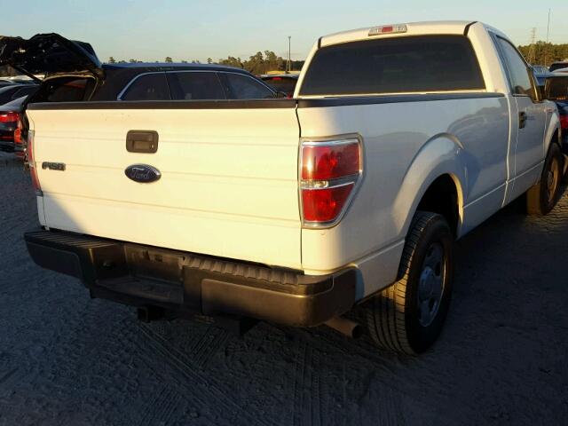 1FTRF12W59KB02909 - 2009 FORD F150 WHITE photo 4