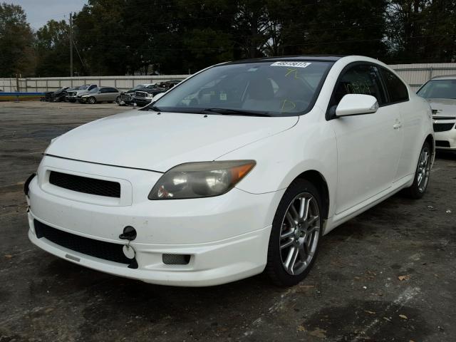 JTKDE177470215184 - 2007 TOYOTA SCION TC WHITE photo 2