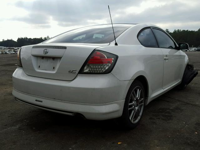 JTKDE177470215184 - 2007 TOYOTA SCION TC WHITE photo 4