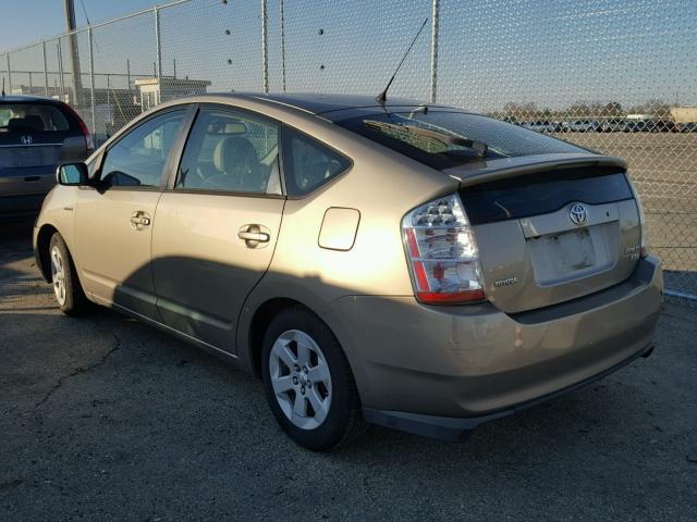 JTDKB20U167526381 - 2006 TOYOTA PRIUS BEIGE photo 3