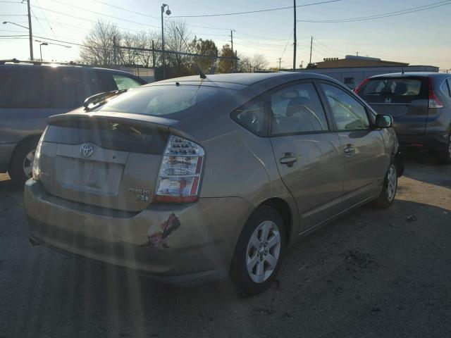 JTDKB20U167526381 - 2006 TOYOTA PRIUS BEIGE photo 4