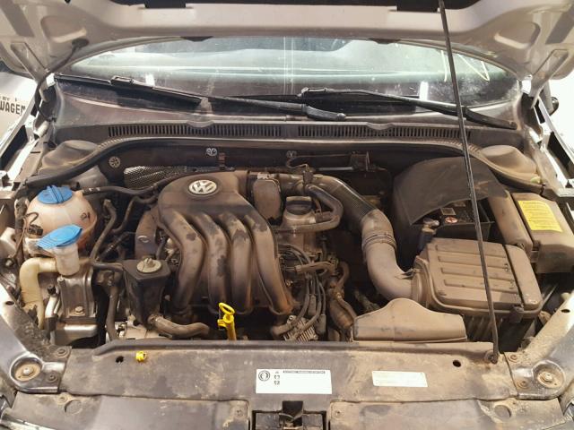 3VW1K7AJ4EM436754 - 2014 VOLKSWAGEN JETTA BASE SILVER photo 7
