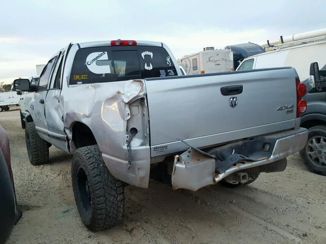 3D7MX38A87G848294 - 2007 DODGE RAM 3500 S SILVER photo 3