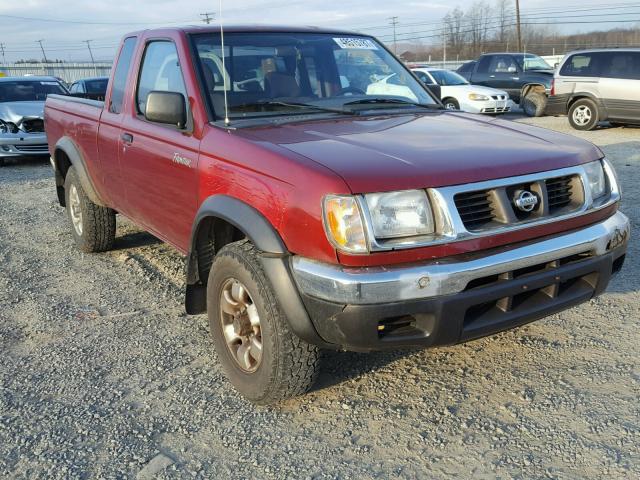 1N6ED26Y9YC322257 - 2000 NISSAN FRONTIER K MAROON photo 1