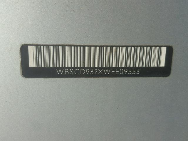 WBSCD932XWEE09553 - 1998 BMW M3 SILVER photo 10