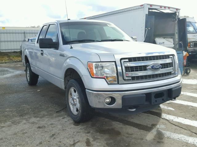 1FTFX1EF4DFA02913 - 2013 FORD F150 SUPER SILVER photo 1