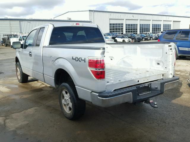 1FTFX1EF4DFA02913 - 2013 FORD F150 SUPER SILVER photo 3