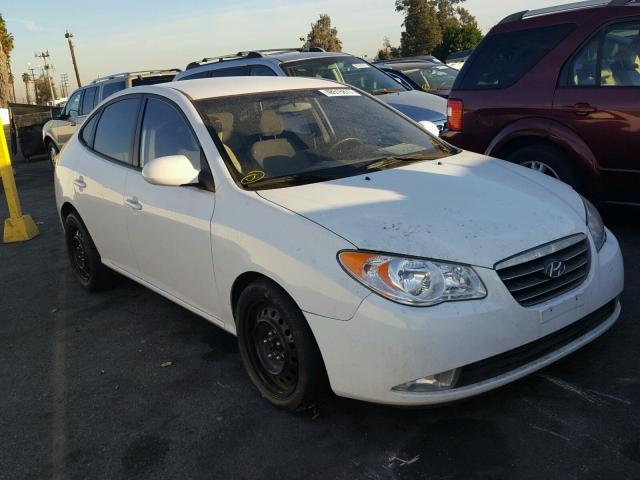 KMHDU46D28U409642 - 2008 HYUNDAI ELANTRA GL WHITE photo 1