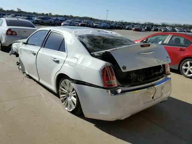 2C3CCAET6DH715108 - 2013 CHRYSLER 300C WHITE photo 3