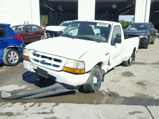 1FTYR10C8YPB08314 - 2000 FORD RANGER WHITE photo 2