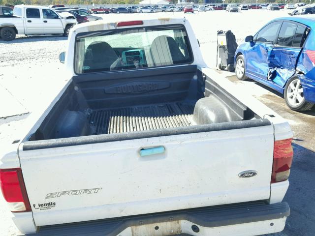 1FTYR10C8YPB08314 - 2000 FORD RANGER WHITE photo 6