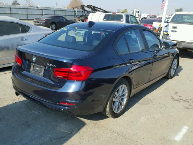 WBA8A9C52GK618511 - 2016 BMW 320 I BLUE photo 4