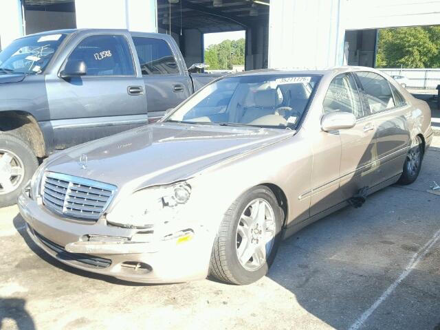 WDBNG75J73A360309 - 2003 MERCEDES-BENZ S 500 GOLD photo 2