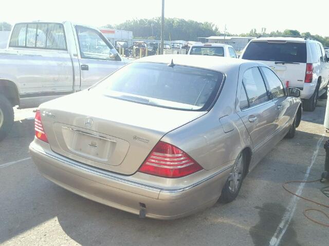 WDBNG75J73A360309 - 2003 MERCEDES-BENZ S 500 GOLD photo 4