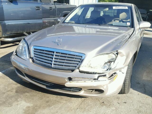 WDBNG75J73A360309 - 2003 MERCEDES-BENZ S 500 GOLD photo 7