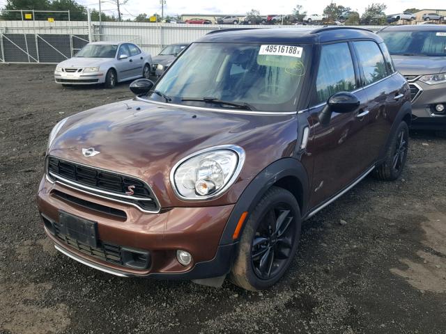 WMWZC5C51FWP45281 - 2015 MINI COOPER S C BROWN photo 2