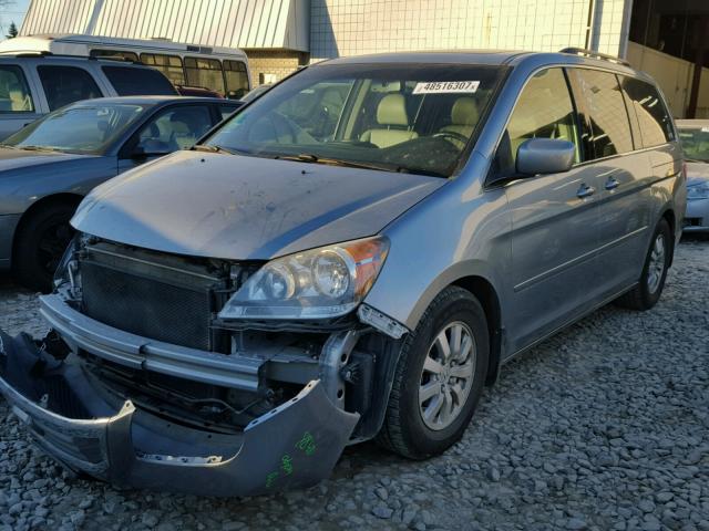 5FNRL3H65AB011751 - 2010 HONDA ODYSSEY EX SILVER photo 2